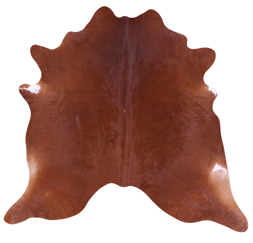 Brown Natural Cowhide Rug - Large 6' 5