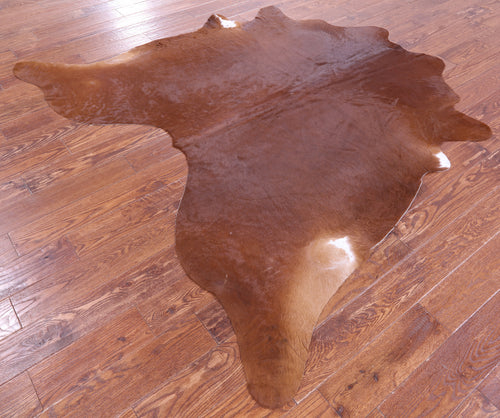 Brown Natural Cowhide Rug - Large 6' 5