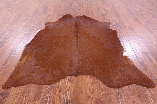 Brown Natural Cowhide Rug - Large 6' 6