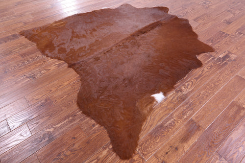 Brown Natural Cowhide Rug - Large 6' 6