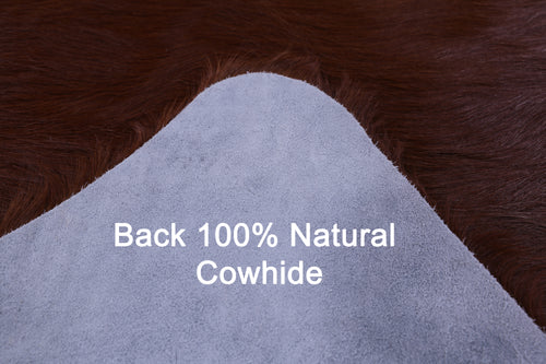 Brown Natural Cowhide Rug - Large 6' 6