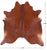 Brown Natural Cowhide Rug - Large 6' 8"H x 6' 5"W
