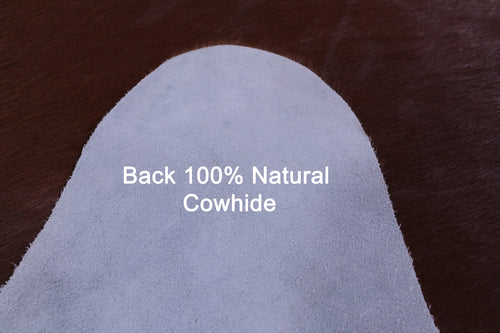 Brown Natural Cowhide Rug - Large 6' 8