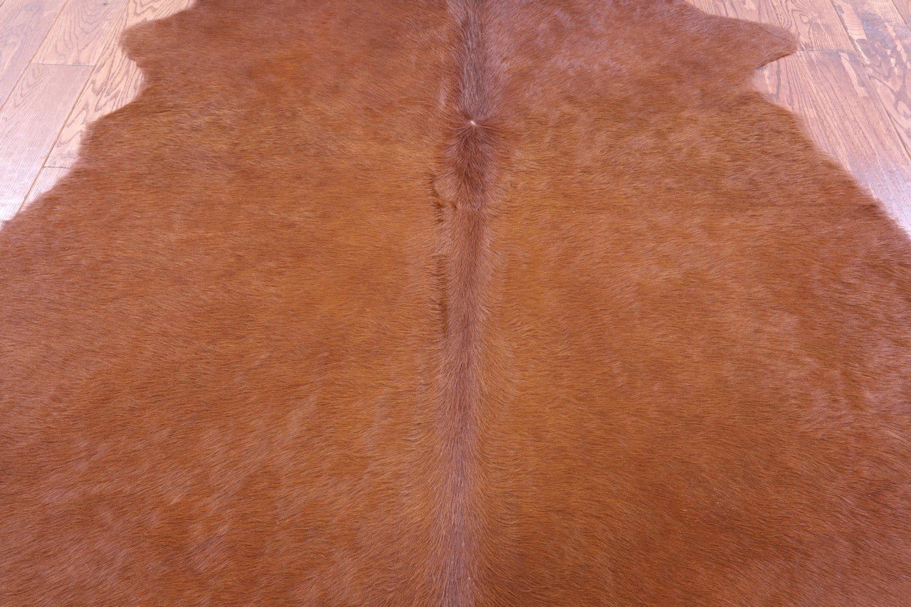 Brown Natural Cowhide Rug - X-Large 7' 6"H x 5' 8"W