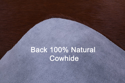 Brown Natural Cowhide Rug - X-Large 7' 6