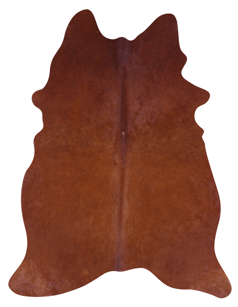 Brown Natural Cowhide Rug - X-Large 7' 6"H x 5' 8"W