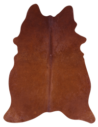 Thumbnail for Brown Natural Cowhide Rug - X-Large 7' 6