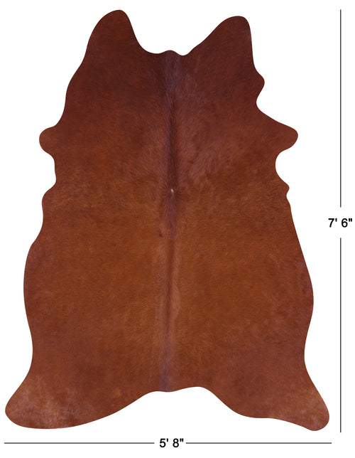 Brown Natural Cowhide Rug - X-Large 7' 6