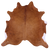 Brown Natural Cowhide Rug - Medium 6' 3"H x 6' 6"W