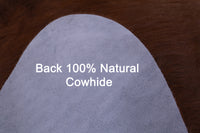 Thumbnail for Brown Natural Cowhide Rug - Medium 6' 3