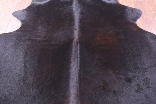 Black Natural Cowhide Rug - X-Large 7' 1