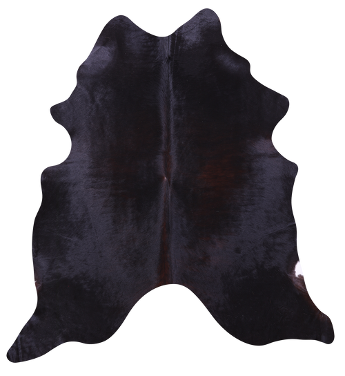 Black Natural Cowhide Rug - X-Large 7' 1