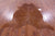 Brown Natural Cowhide Rug - X-Large 7' 0"H x 6' 7"W