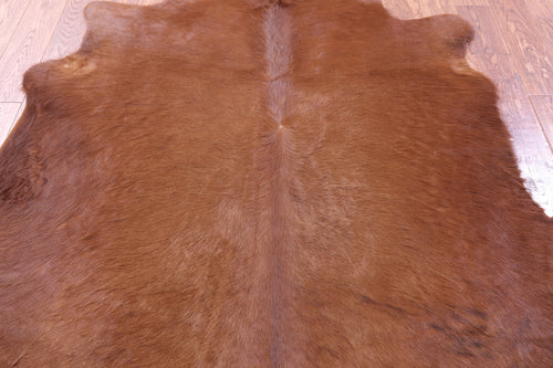 Brown Natural Cowhide Rug - Large 6' 6