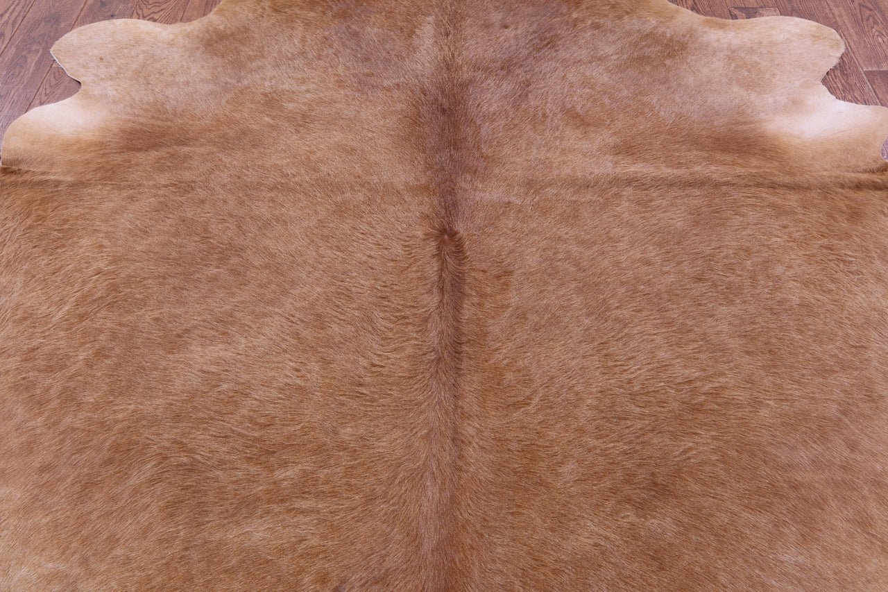 Light Brown Natural Cowhide Rug - XX-Large 8' 3"H x 6' 6"W