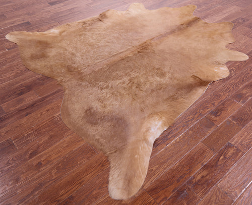 Light Brown Natural Cowhide Rug - XX-Large 8' 1