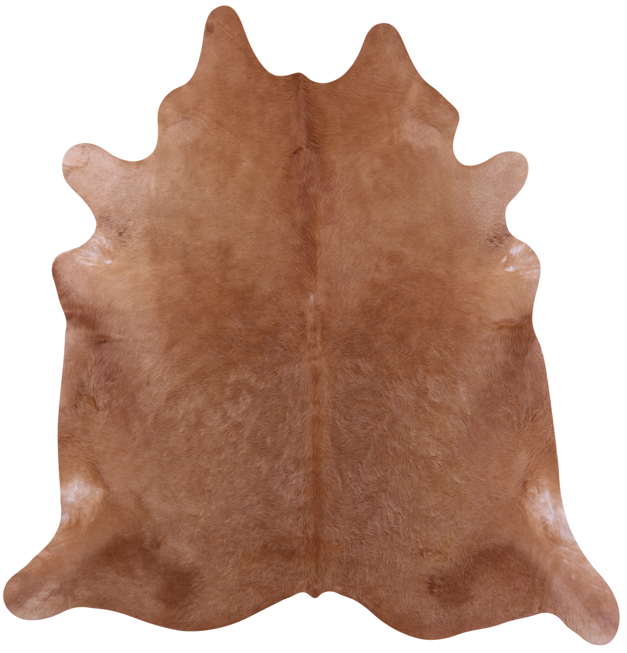Light Brown Natural Cowhide Rug - XX-Large 8' 1"H x 7' 9"W