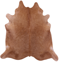 Thumbnail for Light Brown Natural Cowhide Rug - XX-Large 8' 1