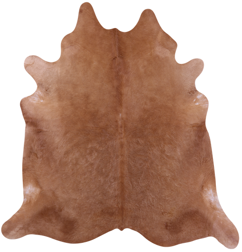 Light Brown Natural Cowhide Rug - XX-Large 8' 1
