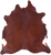 Brown Natural Cowhide Rug - XX-Large 8' 7"H x 8' 0"W