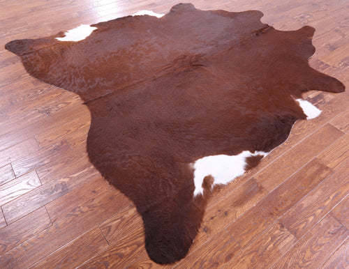 Brown Natural Cowhide Rug - XX-Large 8' 7