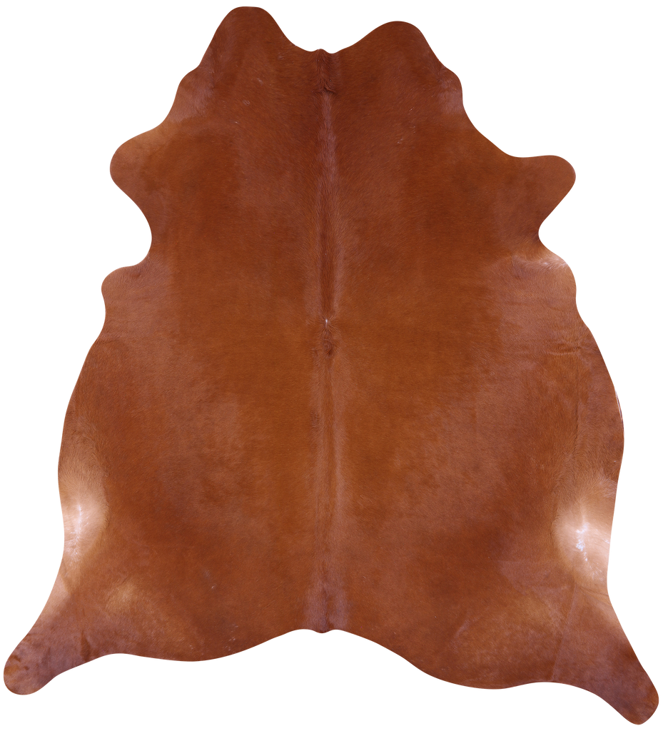 Brown Natural Cowhide Rug - XX-Large 8' 6"H x 7' 9"W