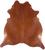 Brown Natural Cowhide Rug - XX-Large 8' 6"H x 7' 9"W