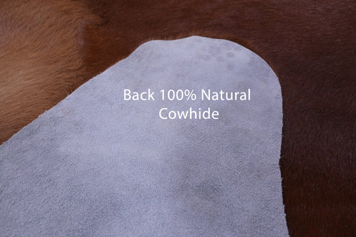 Brown Natural Cowhide Rug - XX-Large 8' 6
