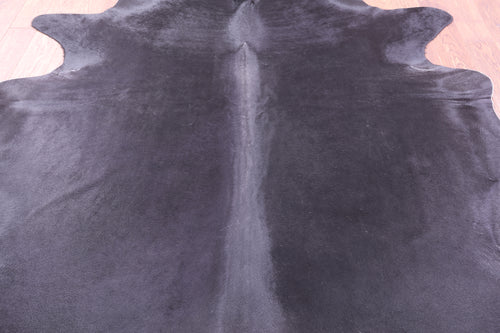 Black Natural Cowhide Rug - XX-Large 8' 0