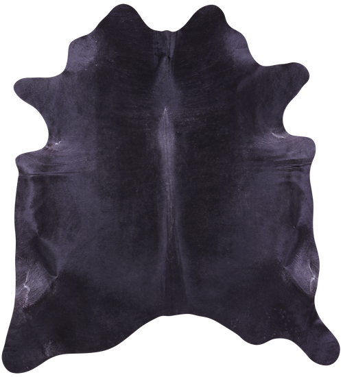 Black Natural Cowhide Rug - XX-Large 8' 0