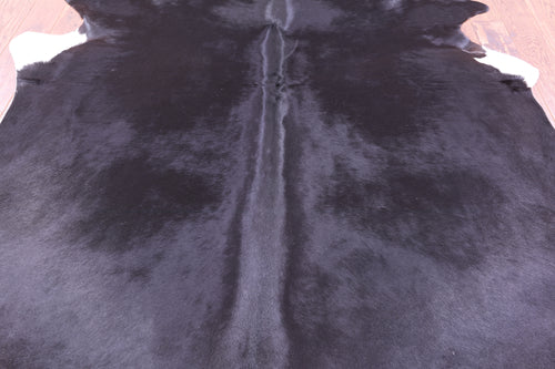 Black Natural Cowhide Rug - XX-Large 9' 0