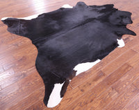Thumbnail for Black Natural Cowhide Rug - XX-Large 9' 0