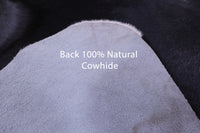 Thumbnail for Black Natural Cowhide Rug - XX-Large 9' 0