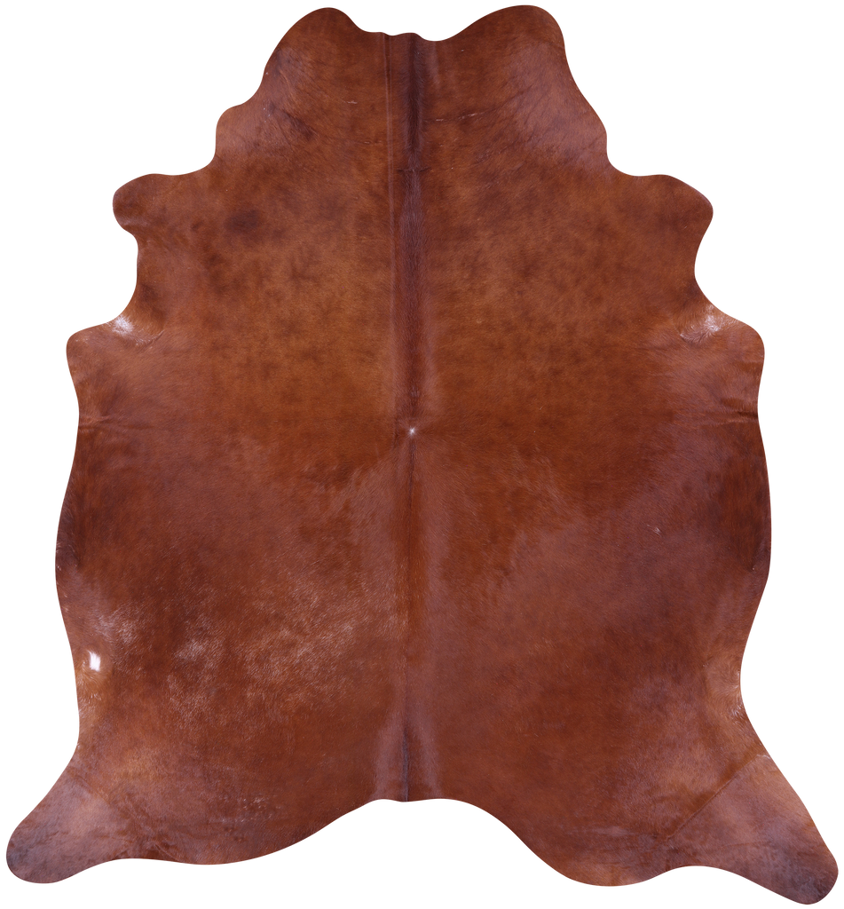 Brown Natural Cowhide Rug - XX-Large 8' 3"H x 7' 8"W