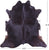 Black Natural Cowhide Rug - XX-Large 8' 4"H x 8' 0"W