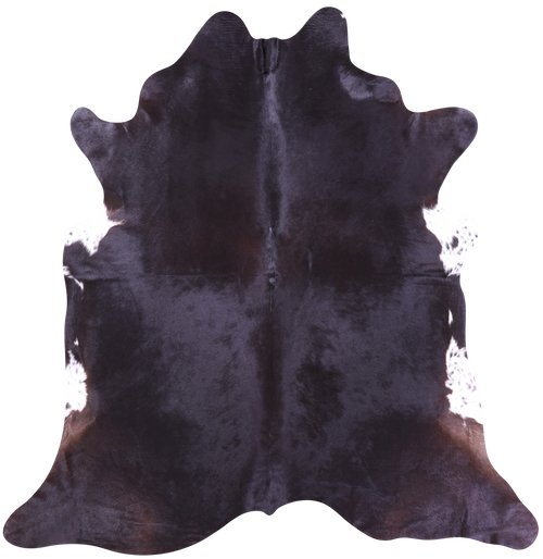 Black Natural Cowhide Rug - XX-Large 8' 4