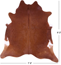 Thumbnail for Brown Natural Cowhide Rug - XX-Large 8' 2