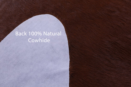 Brown Natural Cowhide Rug - XX-Large 8' 5