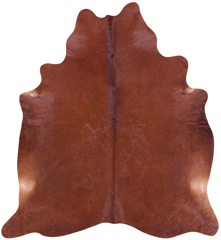 Brown Natural Cowhide Rug - XX-Large 8' 5"H x 7' 8"W