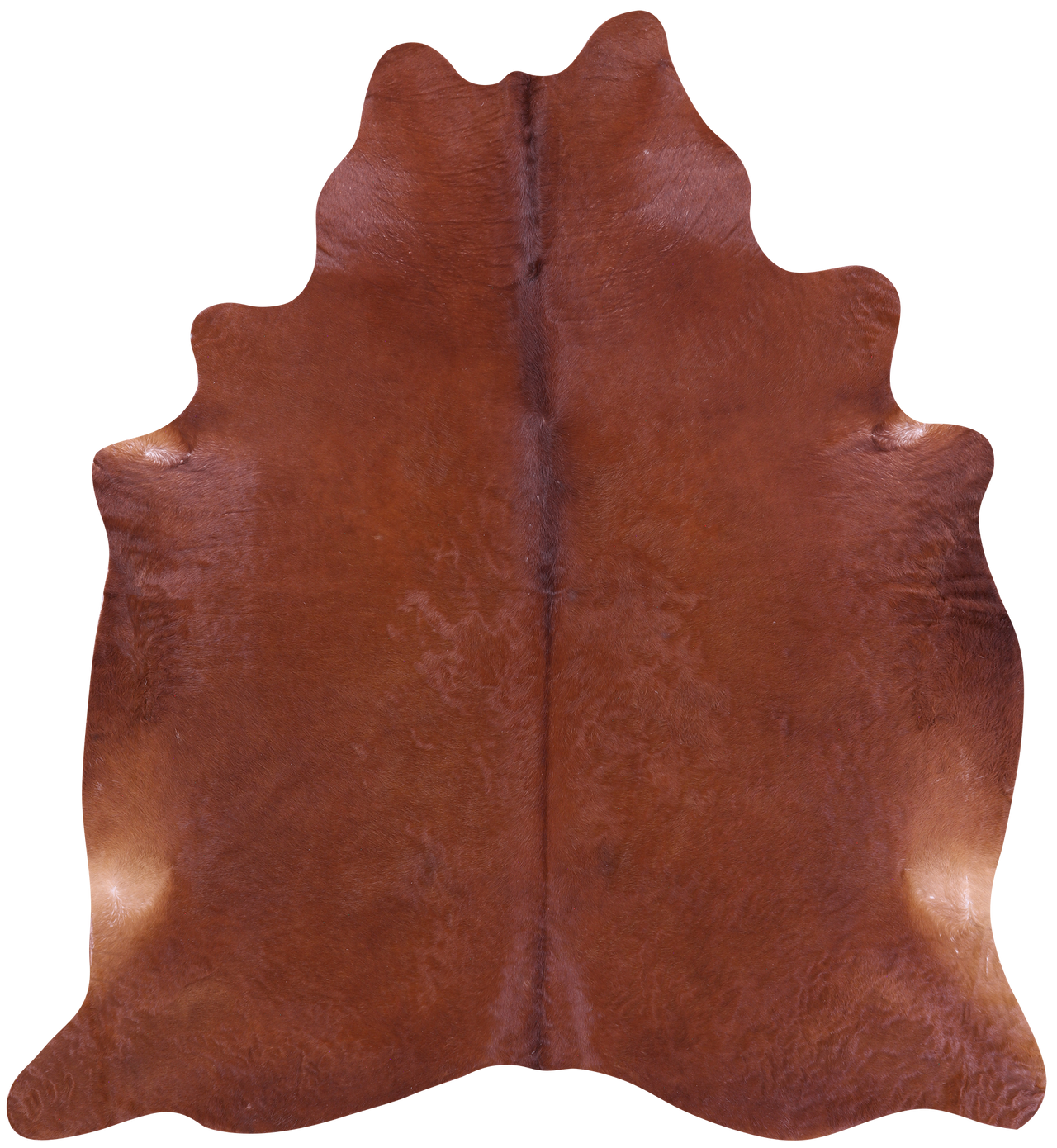 Brown Natural Cowhide Rug - XX-Large 8' 5"H x 7' 8"W