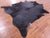 Black Natural Cowhide Rug - XX-Large 8' 0"H x 7' 4"W