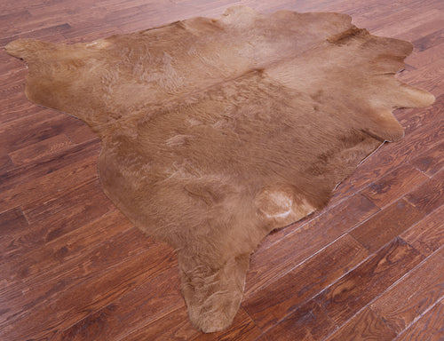 Light Brown Natural Cowhide Rug - XX-Large 7' 10