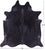 Black Natural Cowhide Rug - XX-Large 8' 5"H x 7' 6"W
