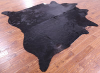 Thumbnail for Black Natural Cowhide Rug - XX-Large 8' 5