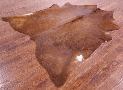 Brown Natural Cowhide Rug - XX-Large 8' 4