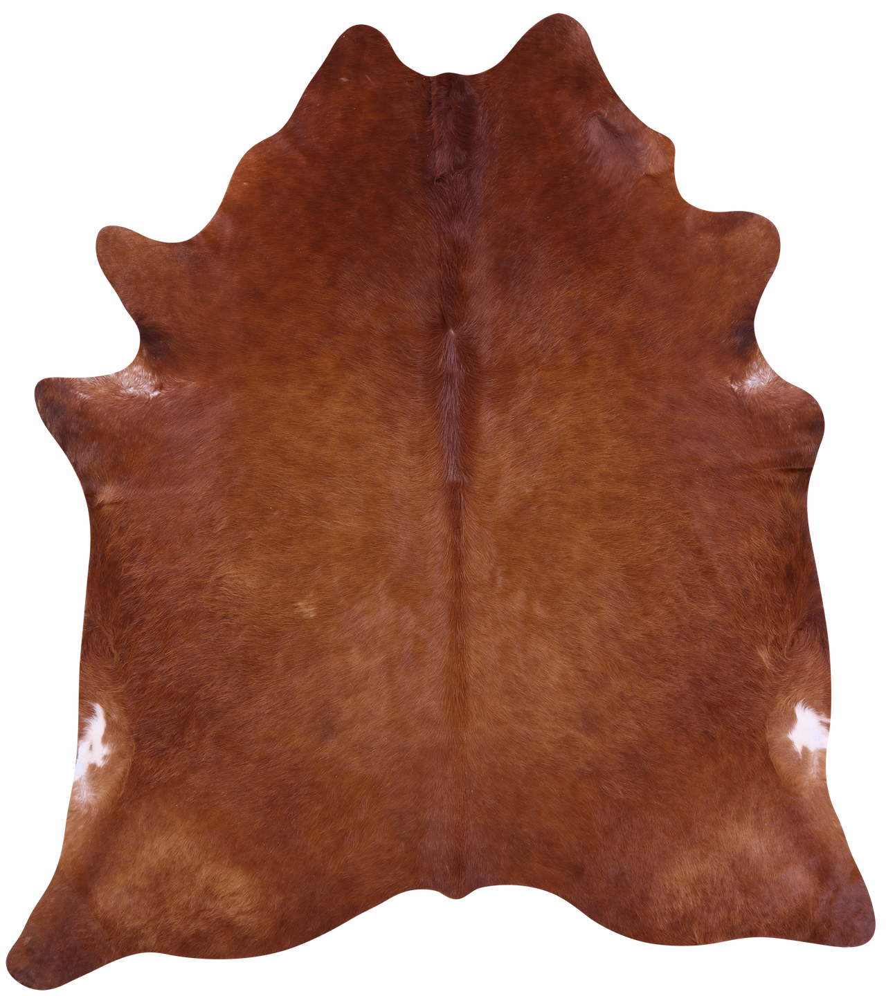 Brown Natural Cowhide Rug - XX-Large 8' 4"H x 7' 5"W