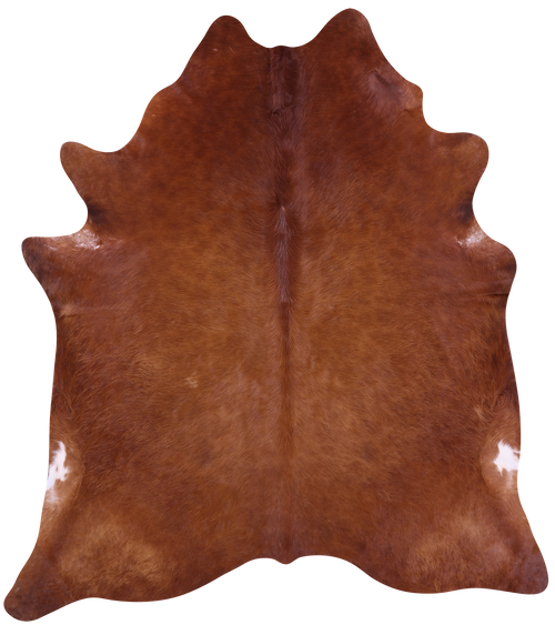 Brown Natural Cowhide Rug - XX-Large 8' 4