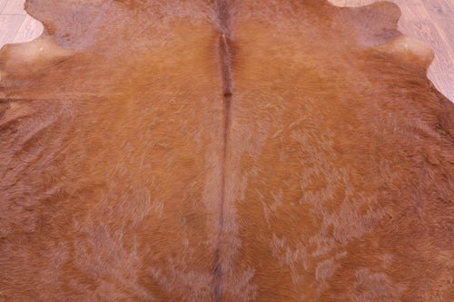 Brown Natural Cowhide Rug - XX-Large 7' 9