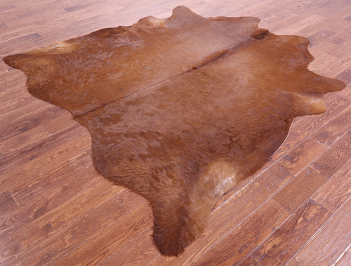 Brown Natural Cowhide Rug - XX-Large 7' 9