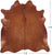 Brown Natural Cowhide Rug - XX-Large 7' 9"H x 7' 2"W